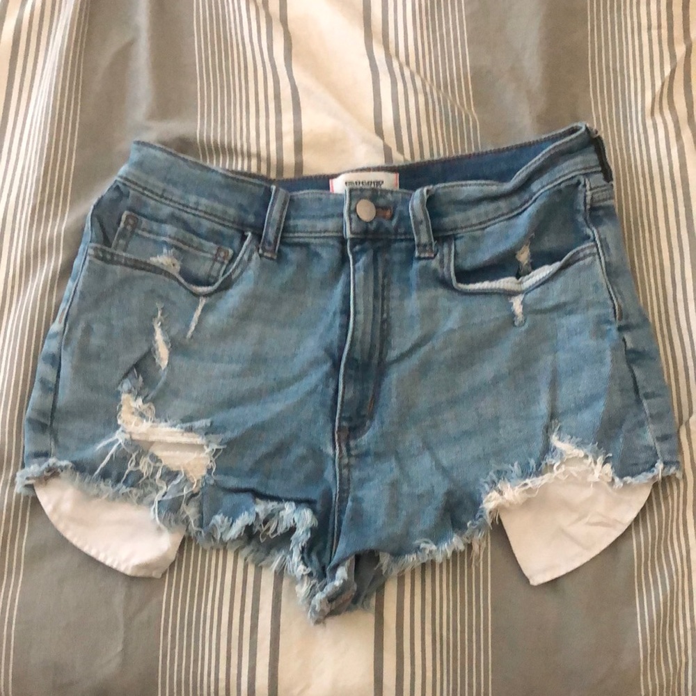 Denim shorts